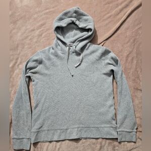 Everlane Waffle Knit Pullover Heathered  Hoodie Loungewear Size Medium